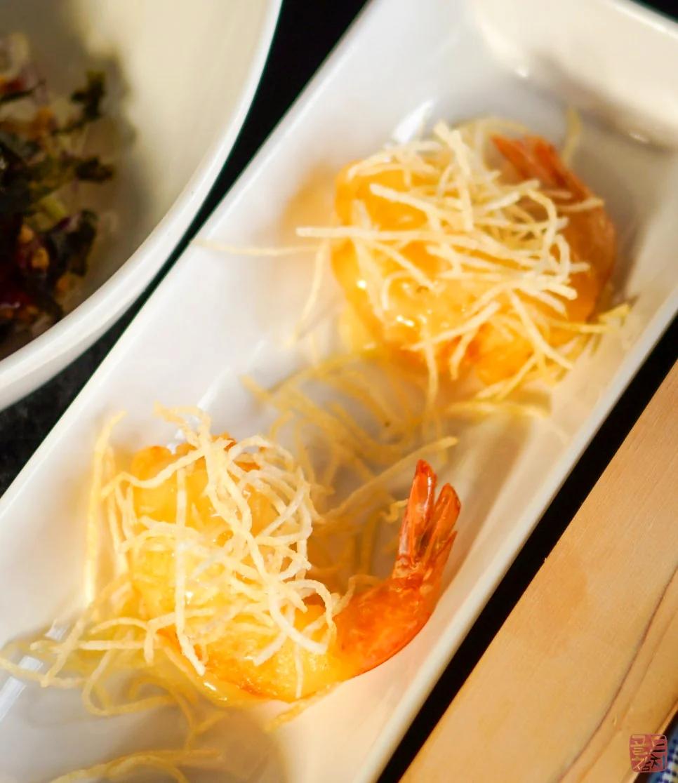 Goldtuna side dish cream shrimp dish