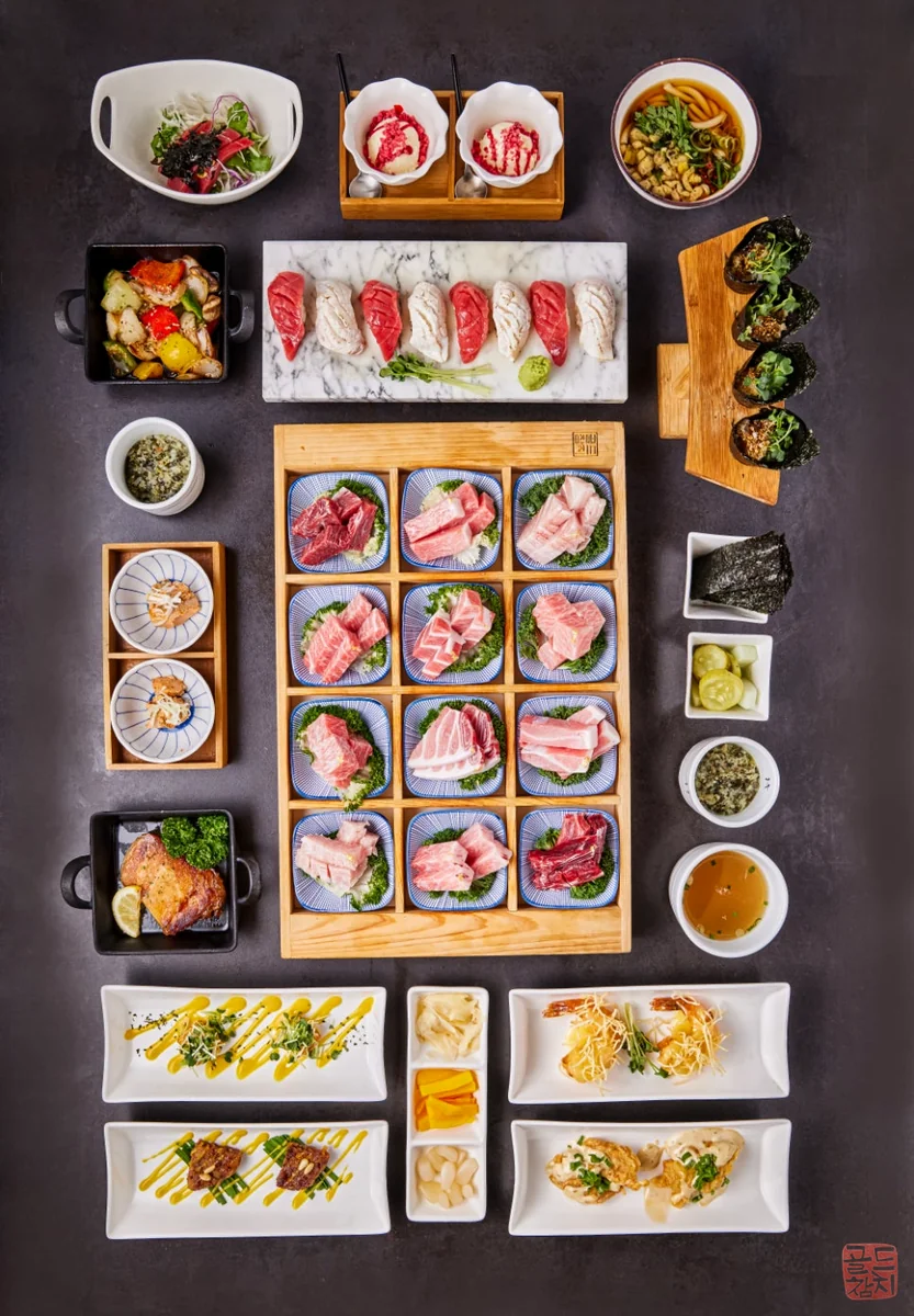 Bangi Sinsa Goldtuna dinner 15-course omakase tuna sashimi full course