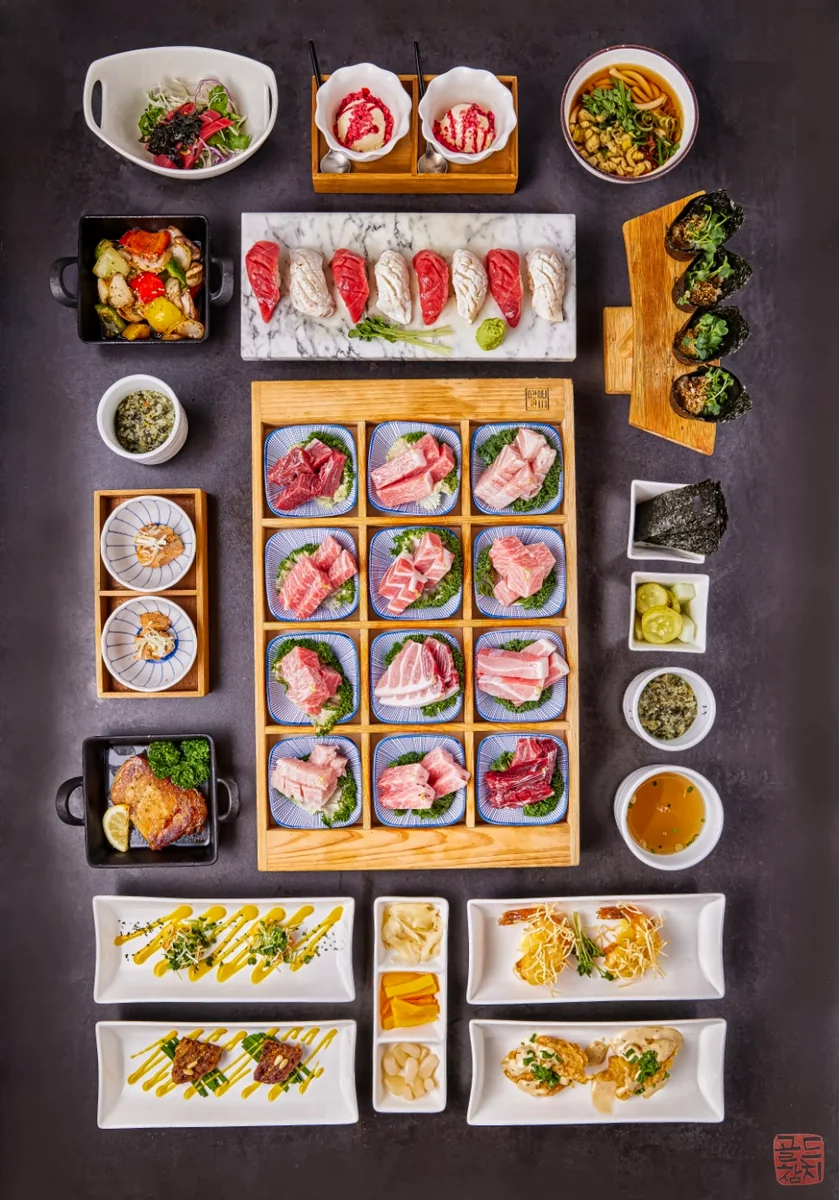 Bangyi-dong Gold Tuna, 4-person omakase special, premium tuna sashimi platter, family dining