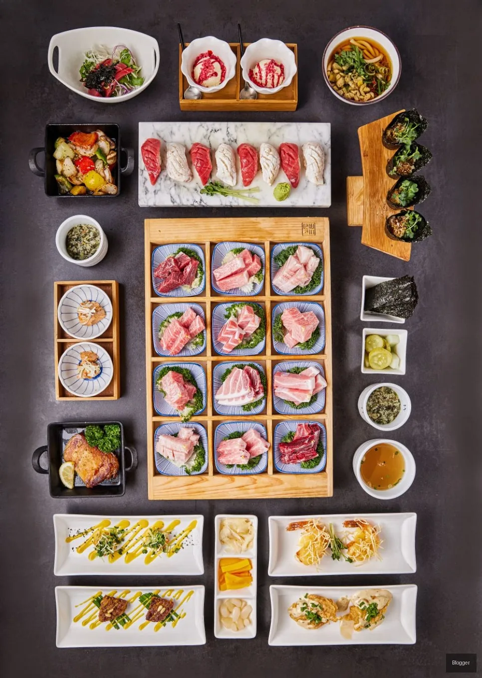 Sinsa-dong Gold Tuna, 4-person omakase special, premium tuna sashimi