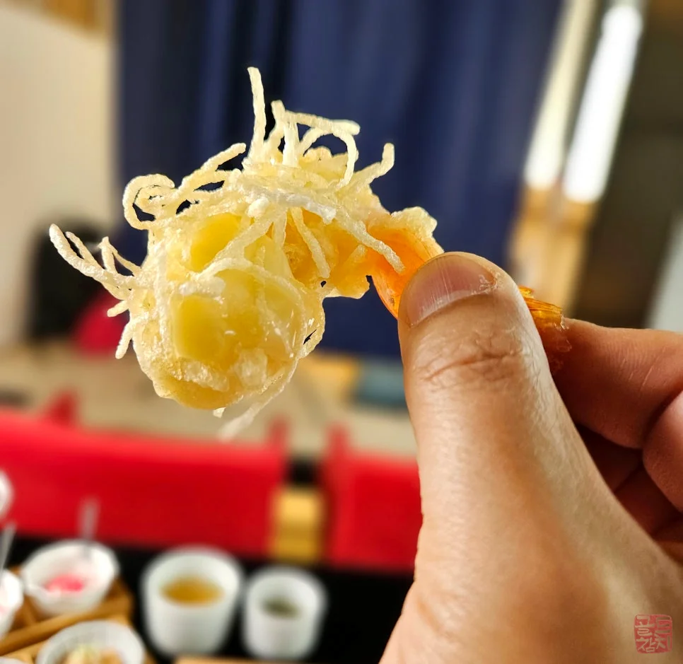 신사동 골드참치 사이드메뉴 크림새우 요리