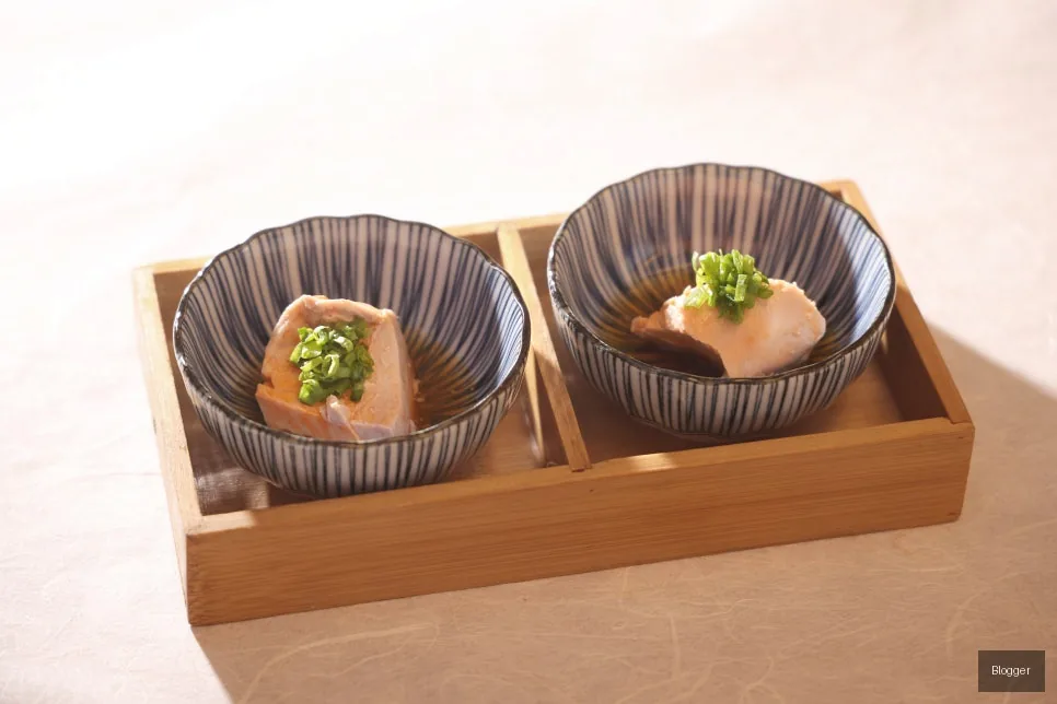Gold Tuna ankimo, soft and savory delicacy dish