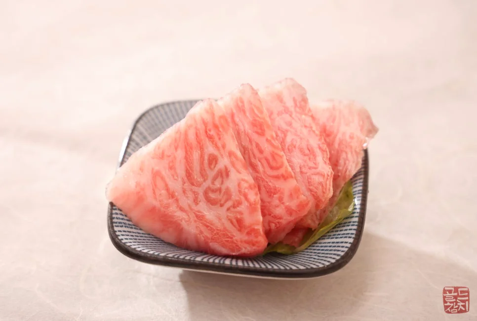골드참치 참다랑어 가맛살 오마카세 참치회 코스