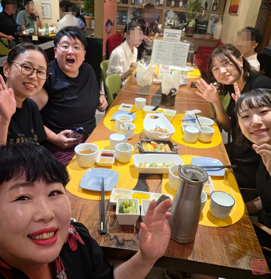 Goldtuna Seoul Japanese customers, Somaek-imo content experience, Korea travel visit