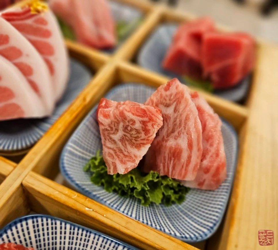 골드참치 참다랑어 가맛살 해동 과정 숙성 참치회