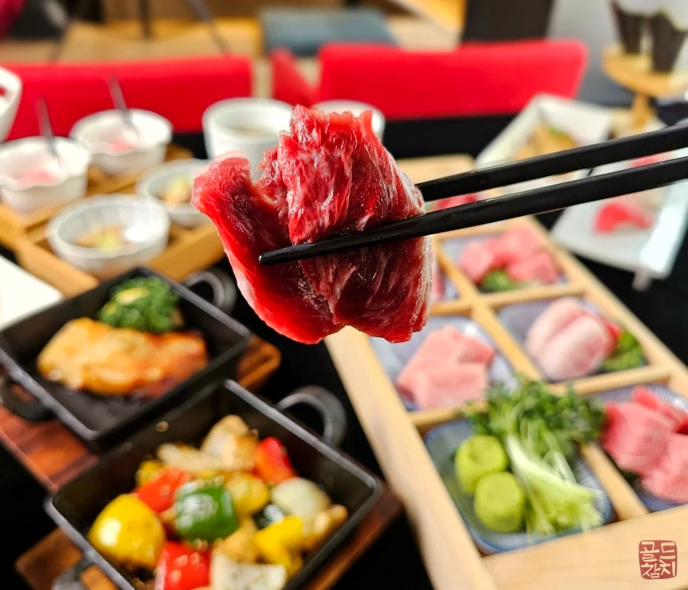 골드참치 참다랑어 날갯살 참치회 고급 부위