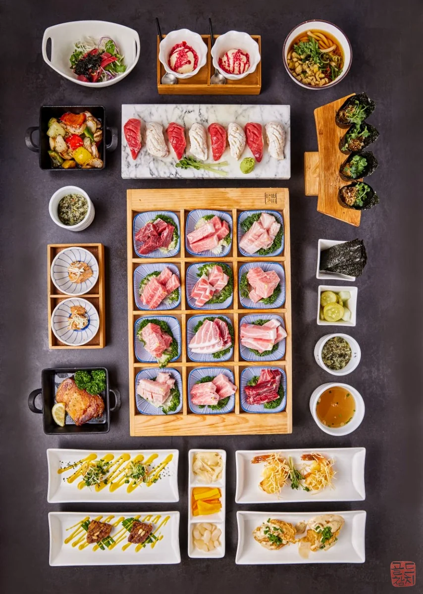 골드참치 참치 오마카세 풀세트 한상차림