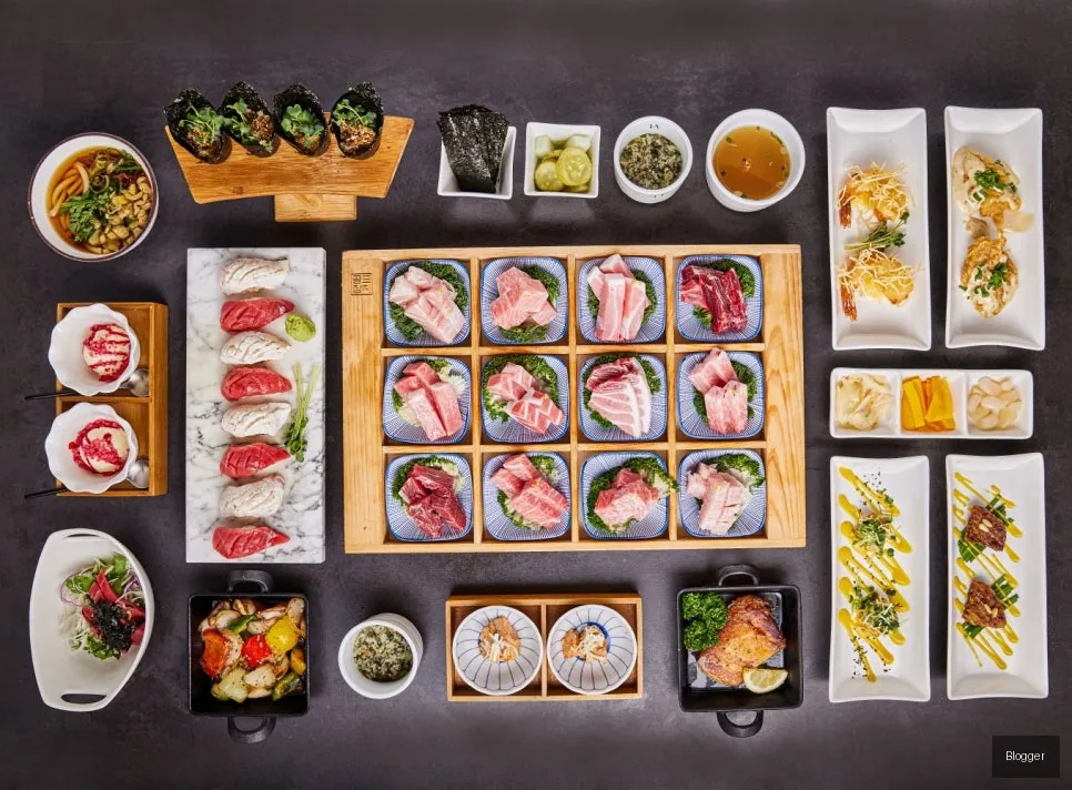 Jamsil Gold Tuna 15-course omakase, premium tuna sashimi platter, family dining menu