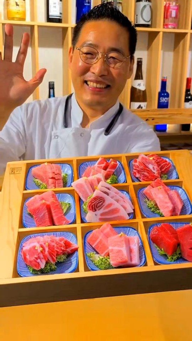 15가지 코스요리로 즐기는 참치오마카세~